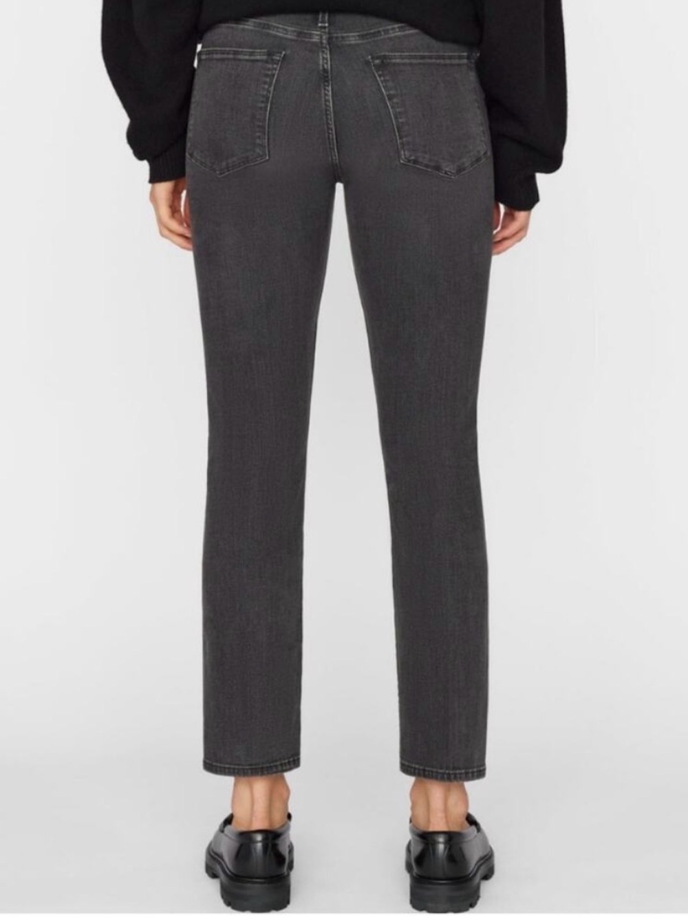 FRAME Denim Le High Straight Tierra Gray Size 29 - Picture 4 of 16